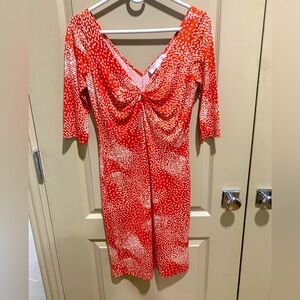 NWOT Diane Von Fürstenberg VINTAGE 100% Silk Dress, 6